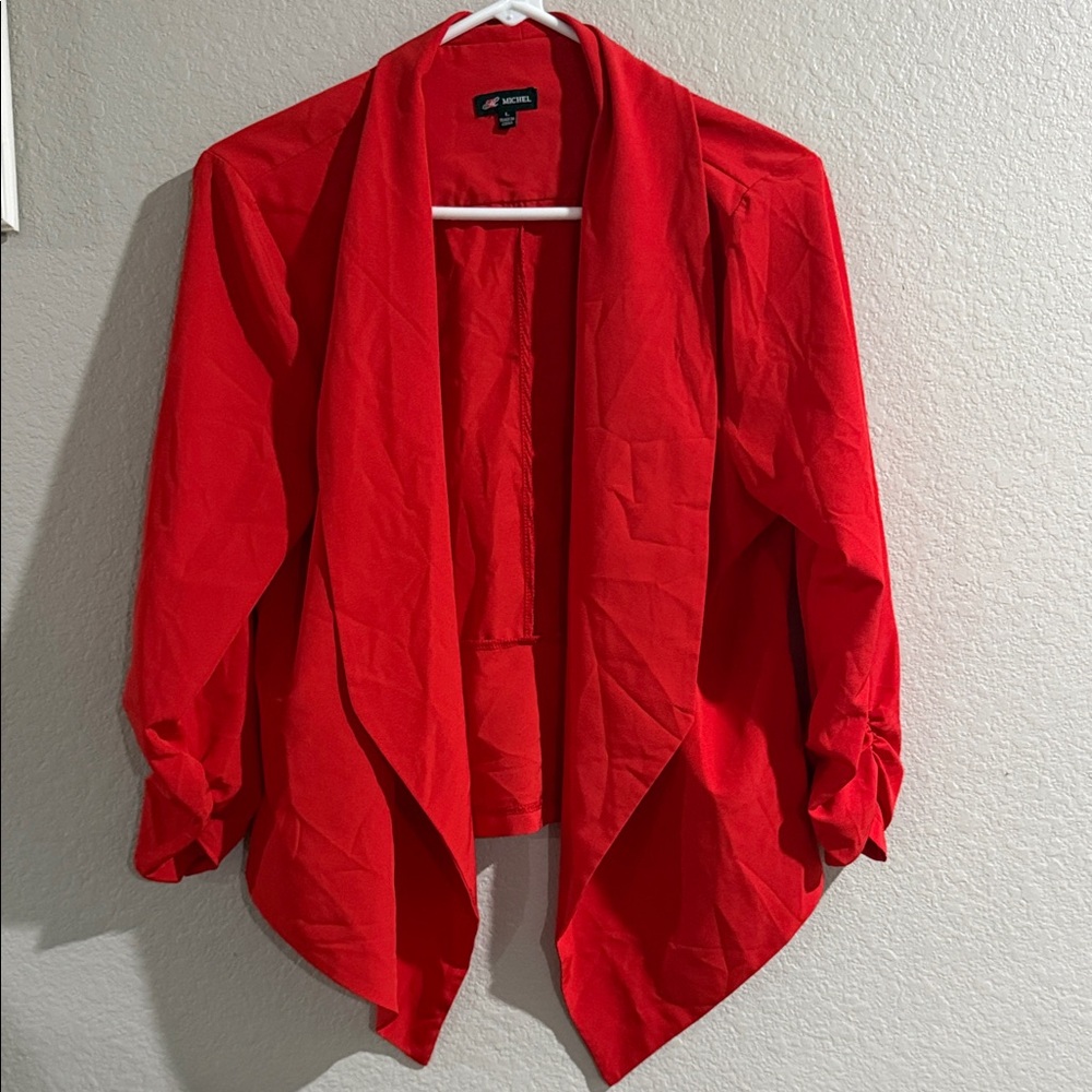 Women's Scarlet Drape Blazer